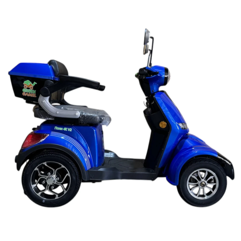 Электроскутер GreenCamel Пони 4K V2 (60V20Ah 1000W) Синий 2